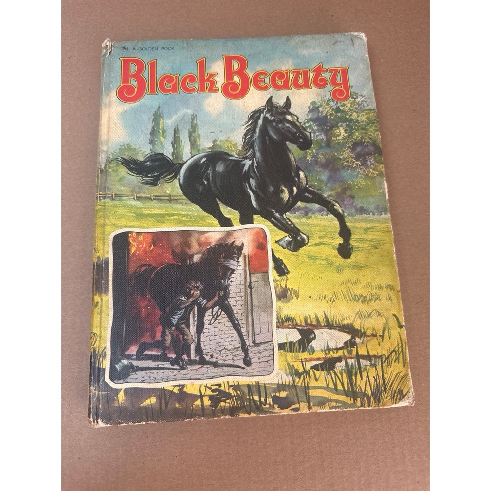 Vintage Black Beauty A Golden Book Hardcover 1970s